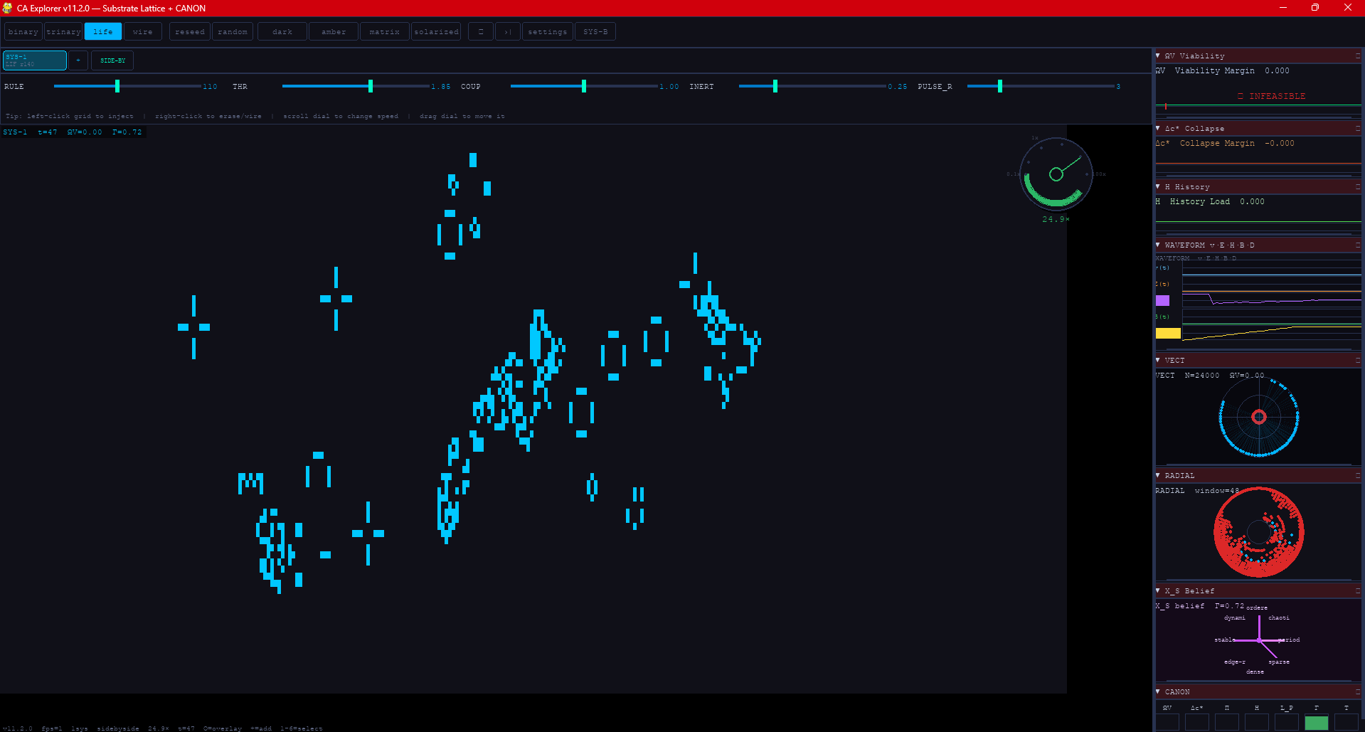 CA Explorer Life mode